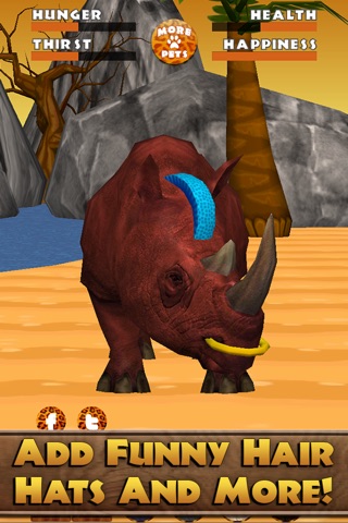 Virtual Pet Rhinoceros screenshot 2