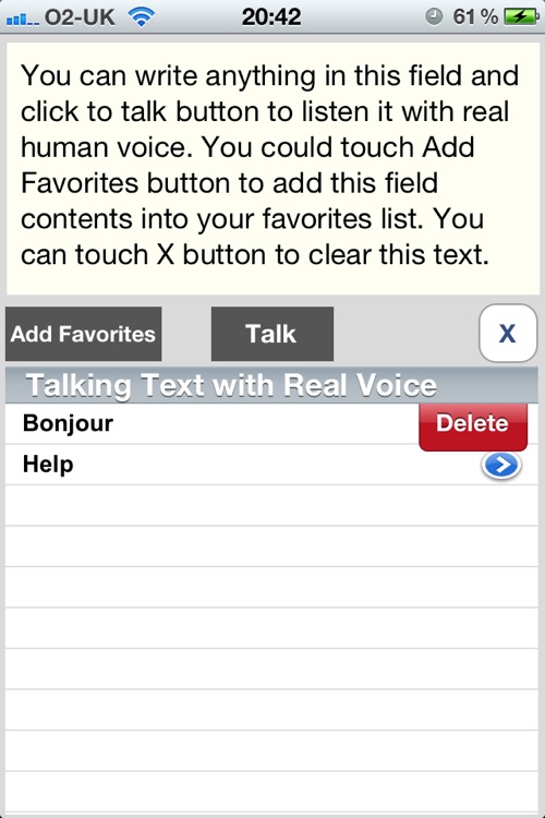 Talking Text with Real Human Voice