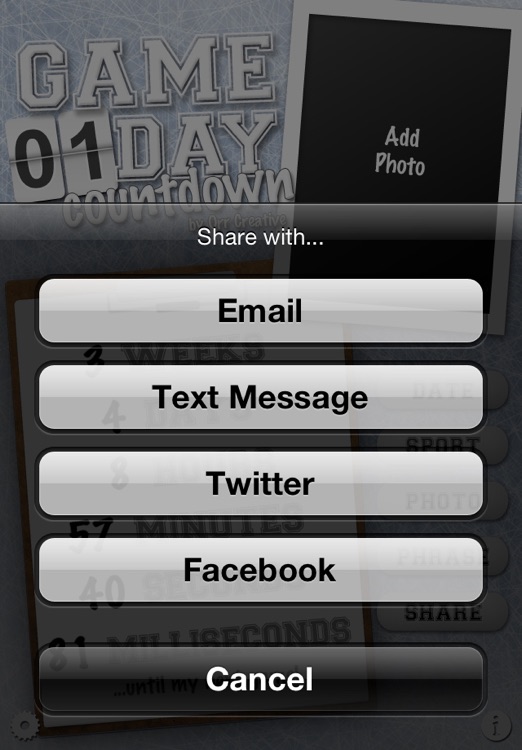 Game Day Sports Countdown screenshot-4