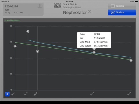 Nephrolator screenshot 2