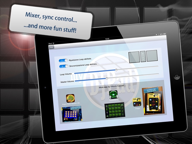 myDjPad - looper and audio effects for dj mixing and looping in dance music style screenshot-4