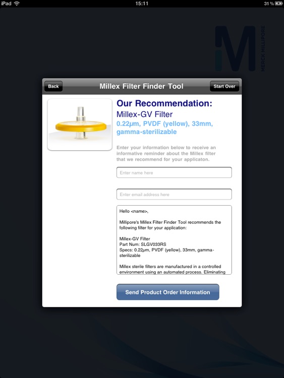 Millex Filter Finder HD screenshot-4