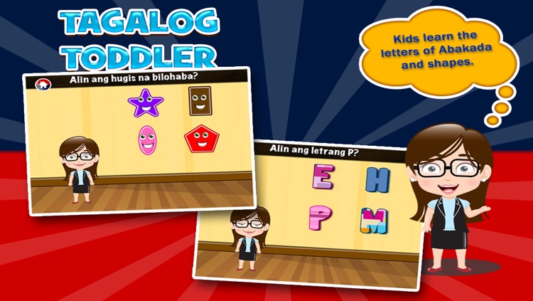 Tagalog Toddler Games for Kids screenshot-2