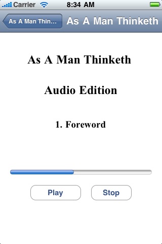 As A Man Thinketh - Audio Edition screenshot 2