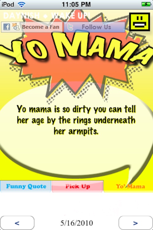 dayNish: Yo Mama Jokes, Pick Up Lines, and Funny Quotes Daily