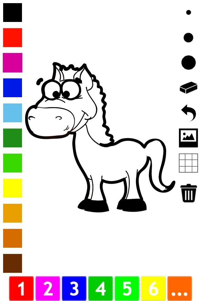 A Coloring Book of Horses for Children: Learn to draw and color pony, horse riding, equestrian and more screenshot 2