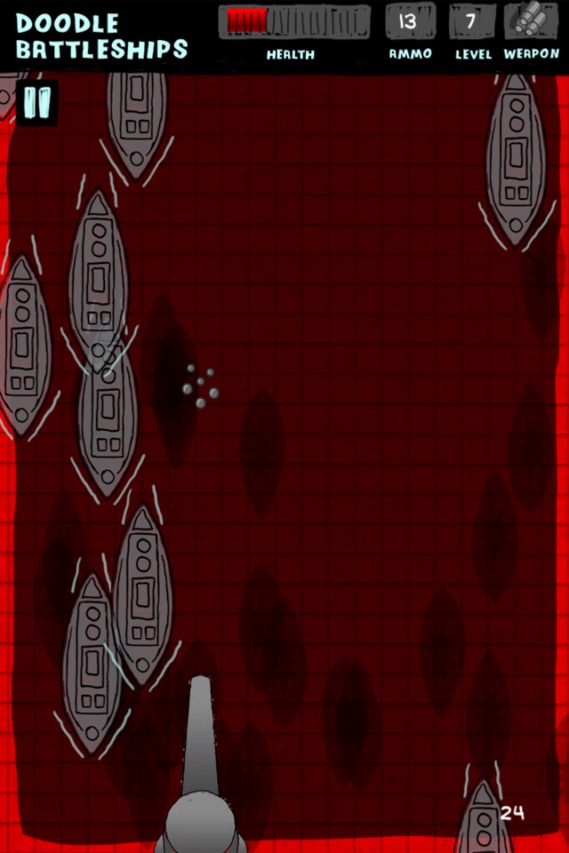 Doodle Battleships Free - Fun Shooting Warship Adventure Battleship Game screenshot 4