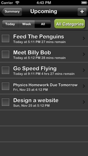 ‎iReminder (Reminder and To Do list) Screenshot