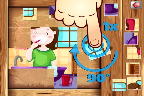 Cute Puzzle Rectangles For Kids screenshot 2