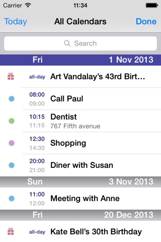 Page Calendar screenshot 4