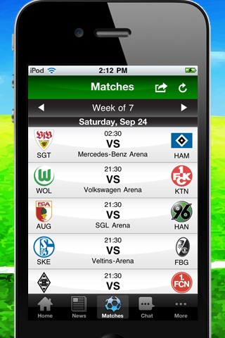 German Bundesliga 2011/12 - Lite screenshot 3