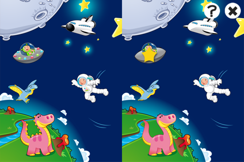 Space learning game for children age 2-5: Train your skills for kindergarten, preschool or nursery school screenshot 2