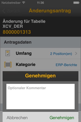 SAP IT Change Approval screenshot 3