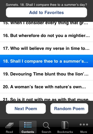 Shakespeare: Sonnets screenshot 2