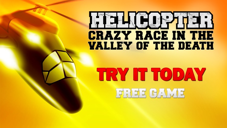 Helicopter crazy race in the valley of the death – A free flying diamond chase game