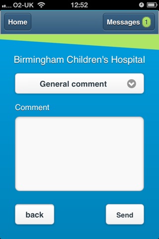 Birmingham Children's Hospital Feedback screenshot 2