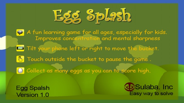 Egg Splash - Touch & Catch Focus Game App for iOS(圖2)-速報App