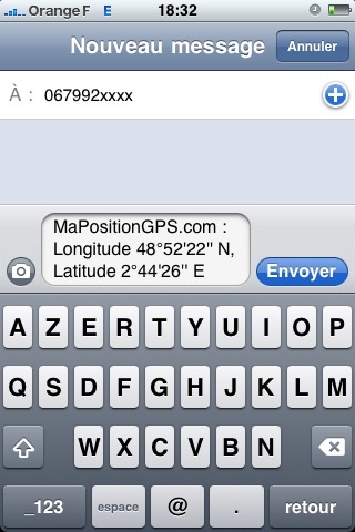 Position GPS screenshot 3