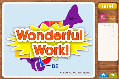 Kids Maps - U.S. Map Puzzle Game screenshot 3