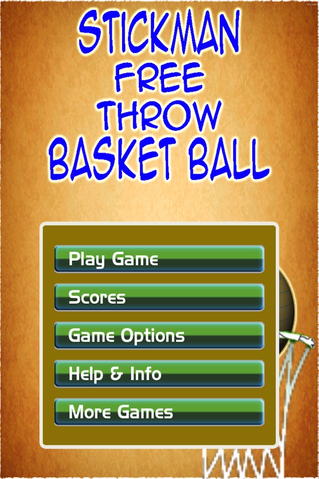 A Stickman Free Throw Basketball Game screenshot 2