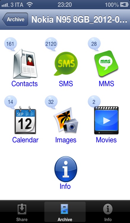 DataImport - Nokia To iPhone version
