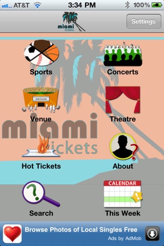 Miami Tickets screenshot 2