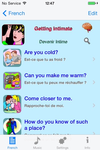 French - Talking English to French Translator and Phrasebook screenshot 2