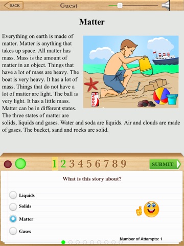 Second Grade Physical Science Reading Comprehension screenshot 2