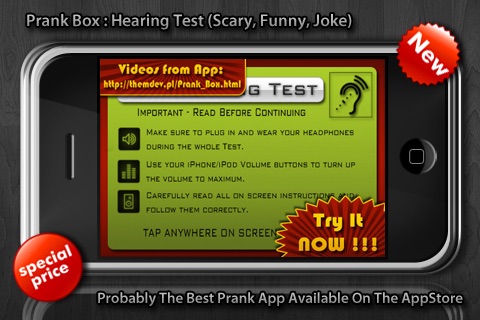 Hearing Test : Prank Box