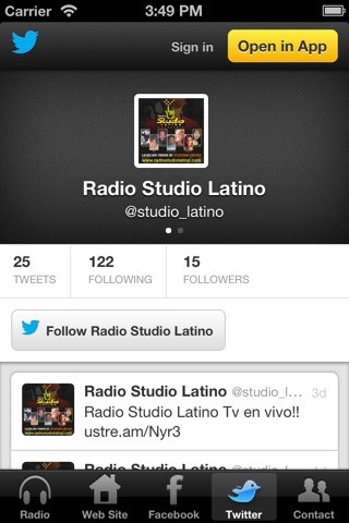 Radio Studio Latino screenshot 3