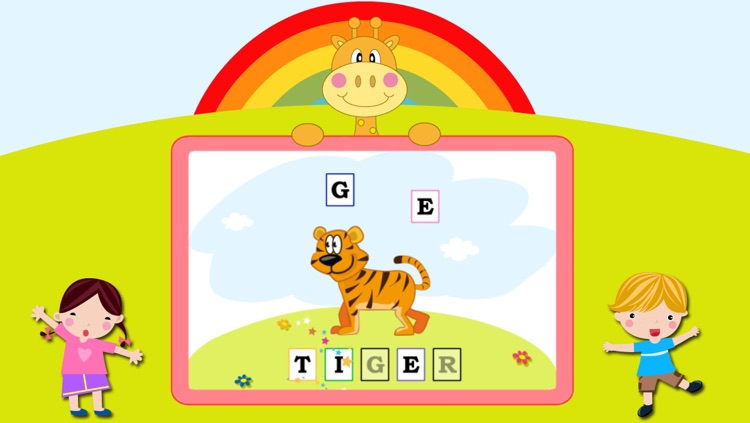 First Words Animals - Kids Preschool Spelling & Learning Game Free screenshot-3