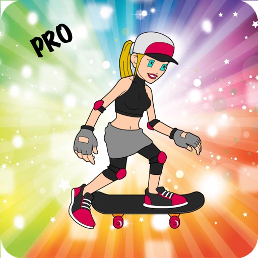 Girly Girl Skate Race Sport Adventure Story - City Trick Skateboard Street Skater Pro icon