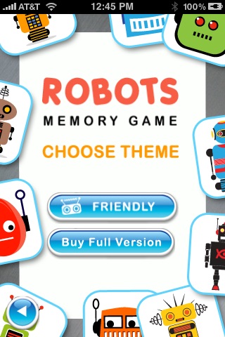 Educational Robot Memory - Free screenshot 4