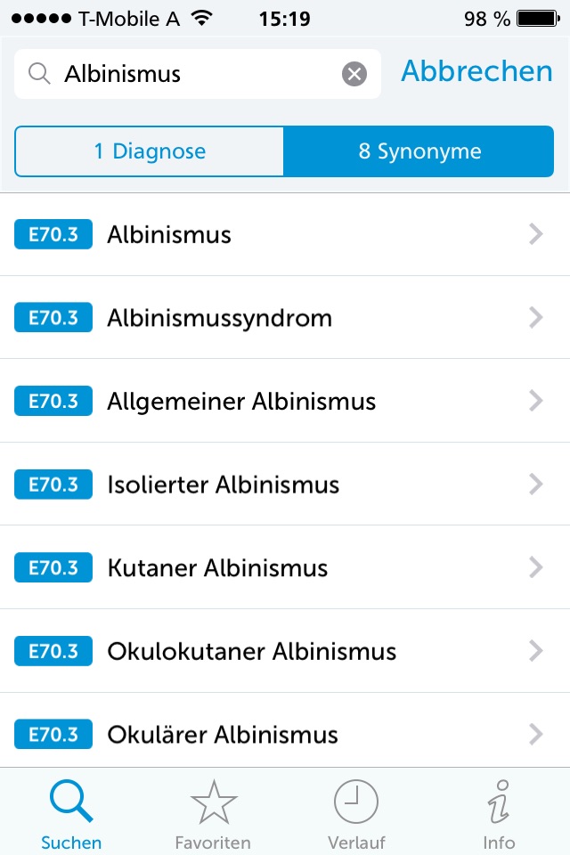 Diagnosia ICD-10 screenshot 3