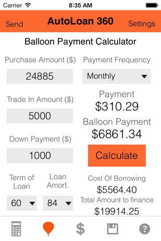 Auto Loan Calculator 360 screenshot 2