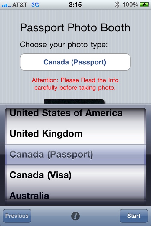 Passport Photo Booth