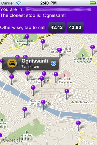 Florence Taxi - The app to find a cab in Firenze, Tuscany