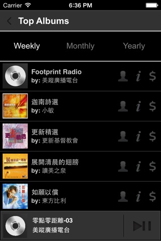 Footprint FM screenshot 2