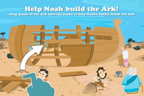 Noah's Ark Bible Story with Built-in Games - Fun and Interactive in HD screenshot 3