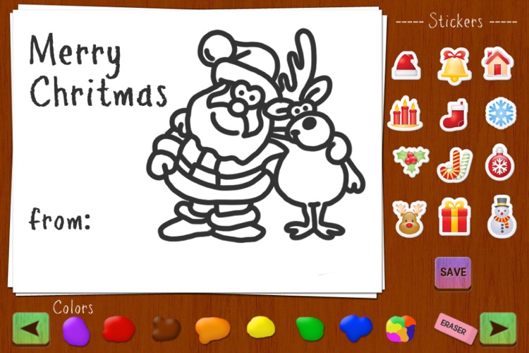 Christmas Draw and Send: Personal and Fun Greeting Cards screenshot-3