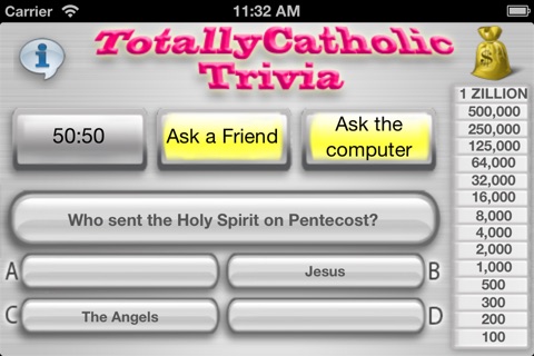 Totally Catholic Trivia 2.0 screenshot 2