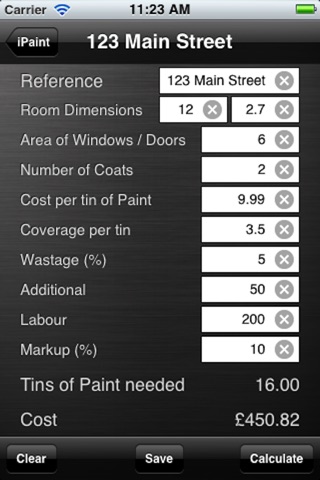 iPaint - Painting Quote Calculator screenshot 2