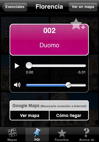 Mediterráneo Occidental audio guía turística (audio en español) screenshot 3
