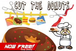 Game screenshot Cut The Donuts yummy : Slice rope to bake bakery cooking Chef mod apk