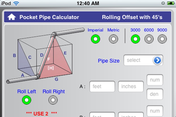 Socket Pipe Calculator