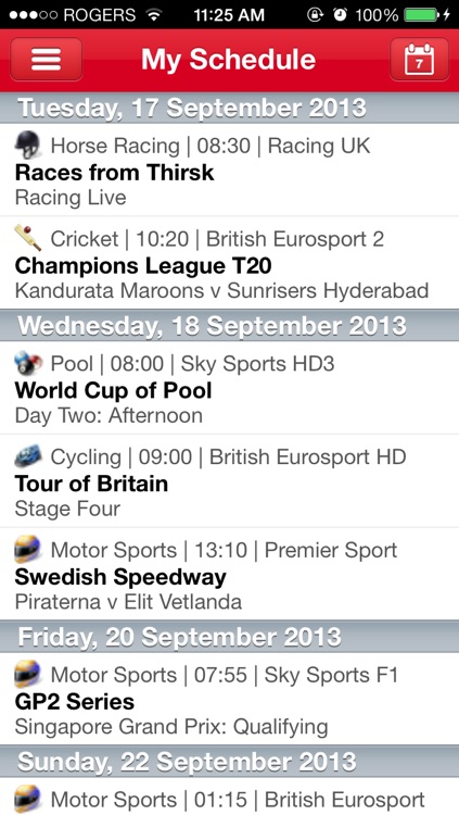 Live Sport On TV – With Sky+ Remote Record screenshot-3