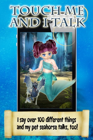 Little Mermaid Baby Talking Friends Princess Dress Up Tale for iPhone & iPod Touch screenshot 2