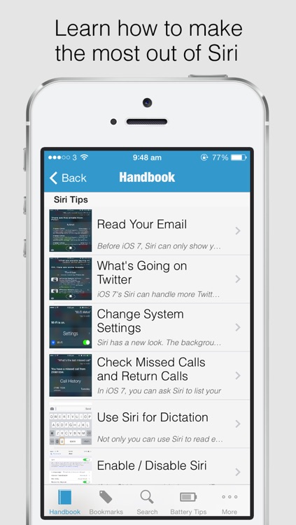 Secret Handbook for iOS 7 - Tips & Tricks Guide for iPhone screenshot-3