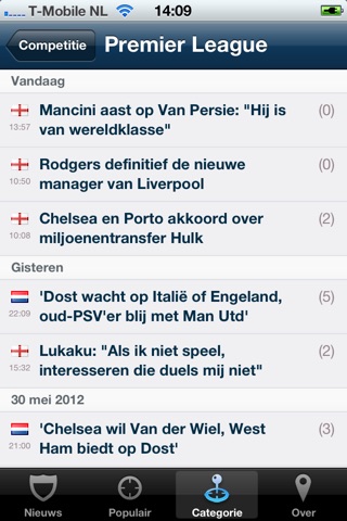 Voetbalnieuws screenshot 4