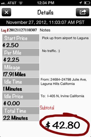 Taxi Meter PRO screenshot 4